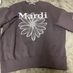 Mardi Mercredi 花柄プリント トレーナー