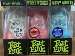 ラットフィンク ボビングヘッド メタリック フィギュア 3体組 RatFink