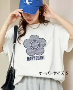マリークワント 異素材デイジーアート Tシャツ 【オフホワイト】のサムネイル