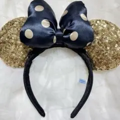 【新品未使用】ディズニー　ミニー　カチューシャ ゴールド
