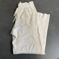 リブ カジュアルパンツ