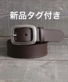 Levi’s 本革 ギャリソンベルト ブラウン 35mm 新品 タグ付きのサムネイル