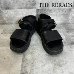THE RERACS ザ リラクス　サンダル レザー 黒 ブラック RG838