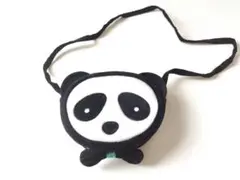 レトロなパンダのお子様用ポシェット