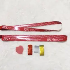 山田涼介 Ryosuke Yamada RED 銀テープ 銀テ 落下物 セット