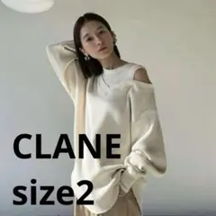 【正規品】CLANE ASYMMETRY SHOULDER POINT TOPSのサムネイル