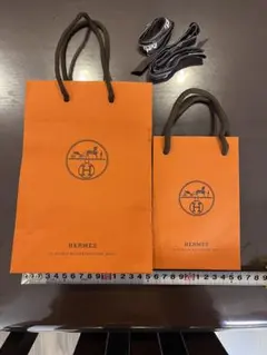 HERMES ショップ袋 セット(リボンおまけ)