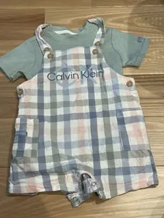 Calvin Klein チェック柄ロンパース 18Mのサムネイル