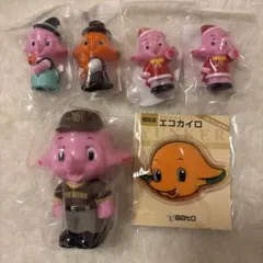 佐藤製薬 サトちゃんサトコちゃん フィギュア エコカイロ 6点セット