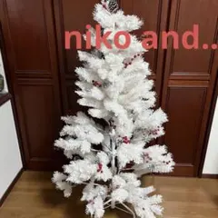 ニコアンド　クリスマスツリー　150cm ホワイト