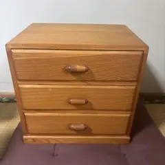 木製 3段小物入れ ナチュラルウッド