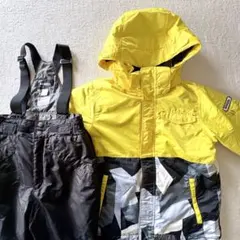 150 レセーダ　オンヨネ　上下　イエロー　ブラック　スキー　スノーウェア