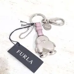 極美品❀FURLA フルラ キーリング キーホルダー ペンギン シルバー
