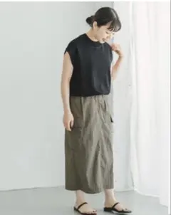 ITEMS URBAN RESEARCH ナイロンカーゴタイトスカート