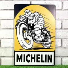 153番】ミシュランMichelinビバンダム ガレージ アメリカ雑貨ブリキ看板