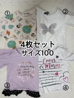 （サイズ100）長袖4枚セット
