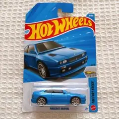 ホットウィール　マセラティ シャマル 青色MASERATI Hot Wheels