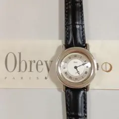 稼働 Obrey オブレイ 腕時計 SOLID SILVER フランス ブラックのサムネイル