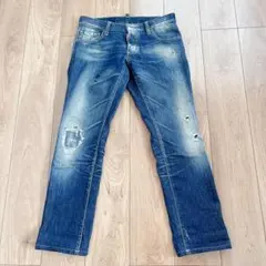DSQUARED ディースクエアード　デニム　イタリア製　ポリウレタン　ダメージ
