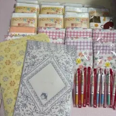 タオルセットと文房具セット