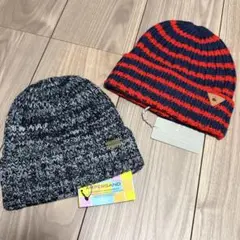 最安値‼️ Ampersand アンパサンド　子供　キッズ　帽子　ニット帽　新品