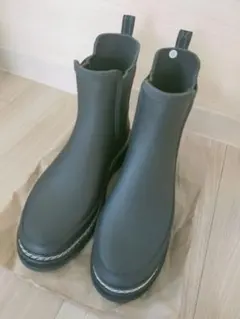 2回のみの使用で美品!HUNTERサイドゴアレインブーツ(晴雨兼用)+おまけ追加