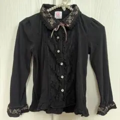 axes femme KIDS 長袖カットソー ブラック　120