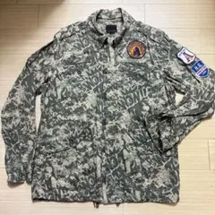 1110【入手困難】ヒステリックグラマー♤ビッグロゴ 戦車 半袖アロハ