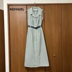 REDYAZEL レディアゼル オープンカラーノースリワンピース S