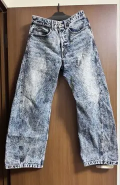 【WYM LIDNM】VINTAGE WASHED CURVED DENIMのサムネイル