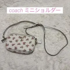 【COACH】コーチ フローラルプリント ミニショルダーバッグ 二層式 花柄