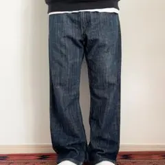 00s 10s USA企画 Levi’s 569 濃紺 ルーズストレート 32