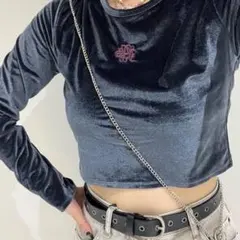 ベロア長袖Tシャツ