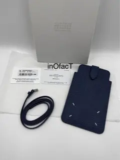 スレイトブルー Maison Margiela フォンポーチ ネックポーチ