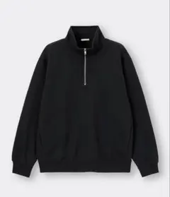GU ヘビーウェイトスウェットハーフジッププルオーバー　長袖　セットアップ可能