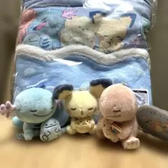 ポケット付きブランケット Little Daydream マスコット3つセット