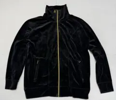 RUSSELL ATHLETIC ベロア　トラックジャケット ラッセル　黒金のサムネイル