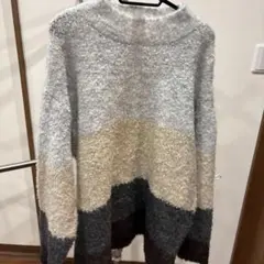 choette ニット セーター 長袖 マルチカラー M