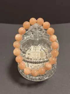 オレンジムーンストーン 10㎜ 天然石ブレスレット