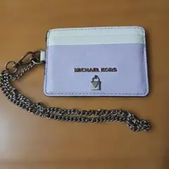 MICHAEL KORS パスケース チェーン付き
