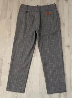 UNIVERSAL OVERALL チェック柄イージーパンツ