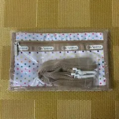 【新品未使用】レスポートサック お財布ポシェット／パスポートケース 水玉