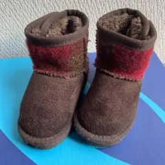 美品‼︎ ハリスツイード　ムートンブーツ　13センチ