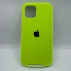 iPhone12 iPhone12Pro 対応 シリコンケース ライムグリーン