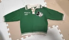 ミッキー　セーター ディズニー　バースデイ　フタフタ　ニット