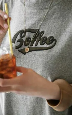 妄想カフェTシャツ ハグオーワー クロスアンドクロスCOFFEE 石田ゆり子