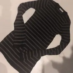 長袖 ニット ボーダー レディース フリーサイズ