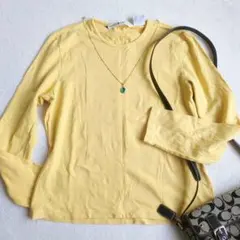 トミーヒルフィガー◇ロングTシャツ コットン混 ベーシック カジュアル L