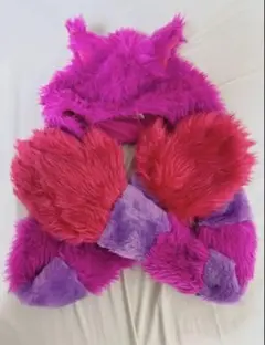 マフラーキャップ チェシャ猫 ファンキャップ マフラー Disney ディズニー