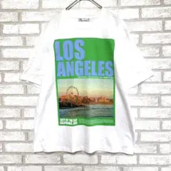 ZARA ザラ　プリントTシャツ 白　メンズ　S